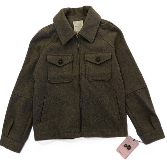 Anthropologie AVEC LES FILLES Coat Zip Front Jacket